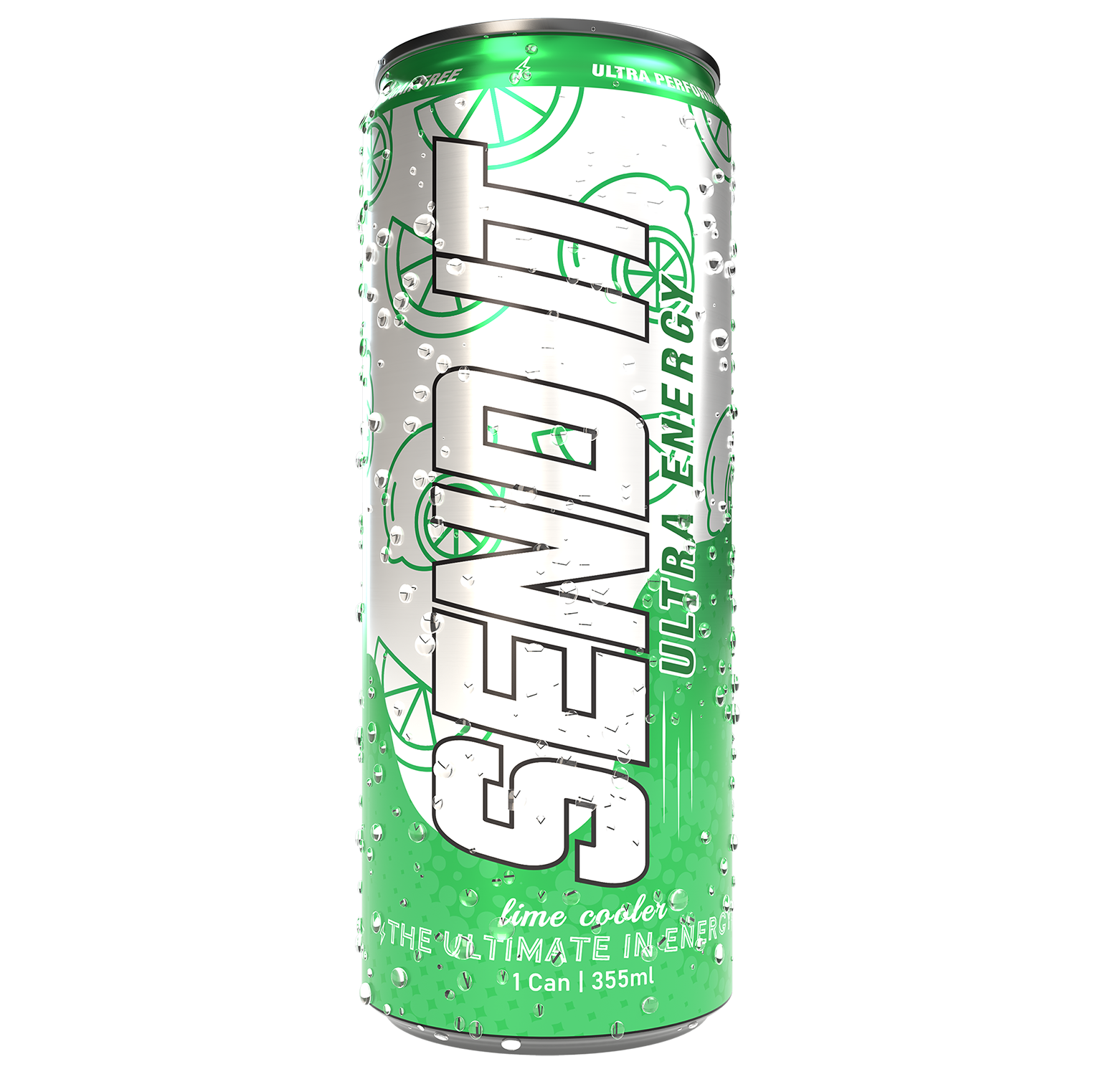 Send It Ultra Energy LIME COOLER